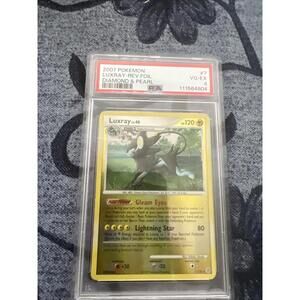 Luxray 7/130 Diamond and Pearl Reverse Holo PSA 4